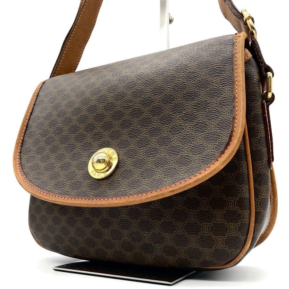 Celine Rare Starball Macadam Compact Shoulder Bag Preowned Crossbody