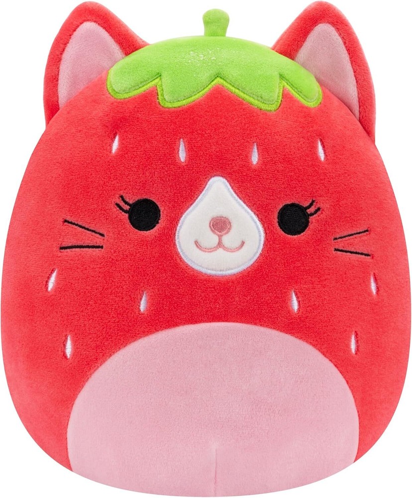 Squishmallows Original 8-Inch Olma Strawberry Cat - Official