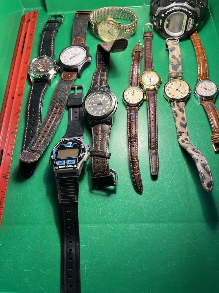 Timex Watch Lot for Men and Women Vintage and Modern Styles