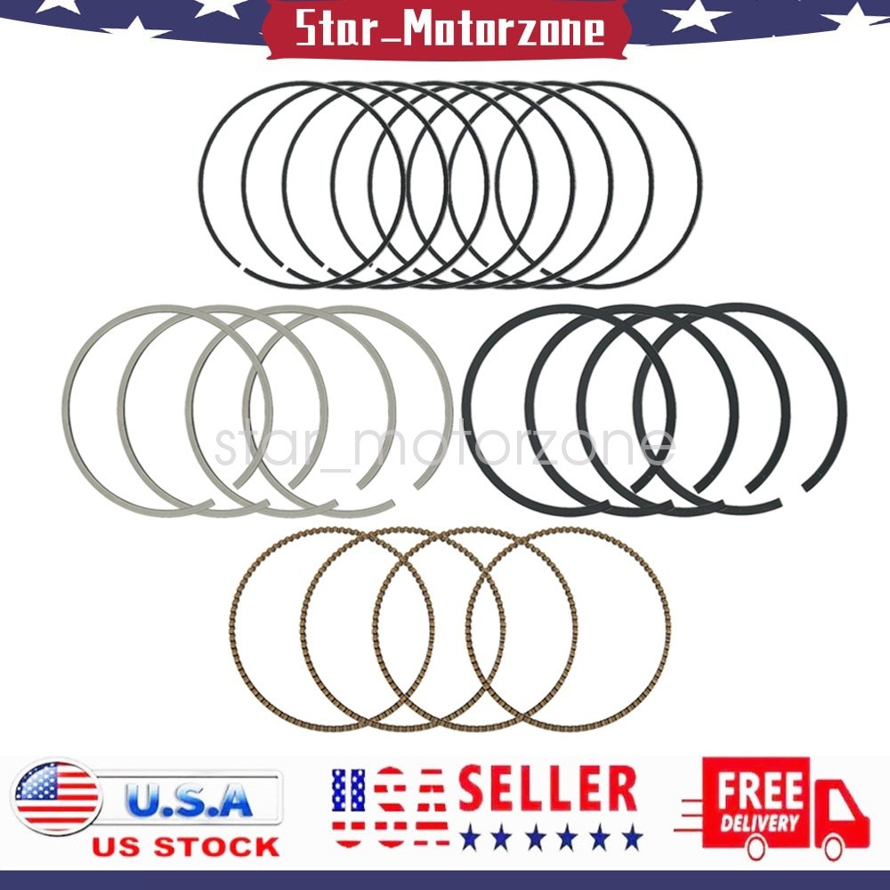 STD Size Piston Rings Fits For Buick Chevrolet Pontiac Saturn 2.4L 2006-2017