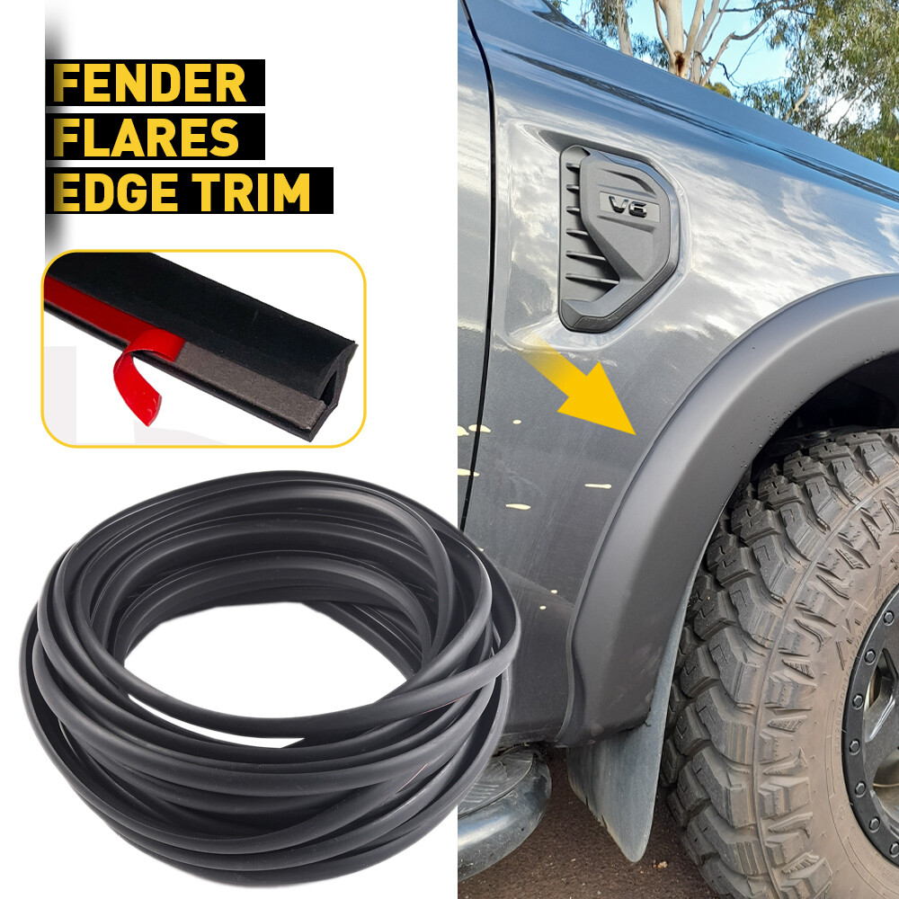 9M Edge Trim Fender Gasket Rubber Seal Flare Rubber For Car Truck Wheel Wells