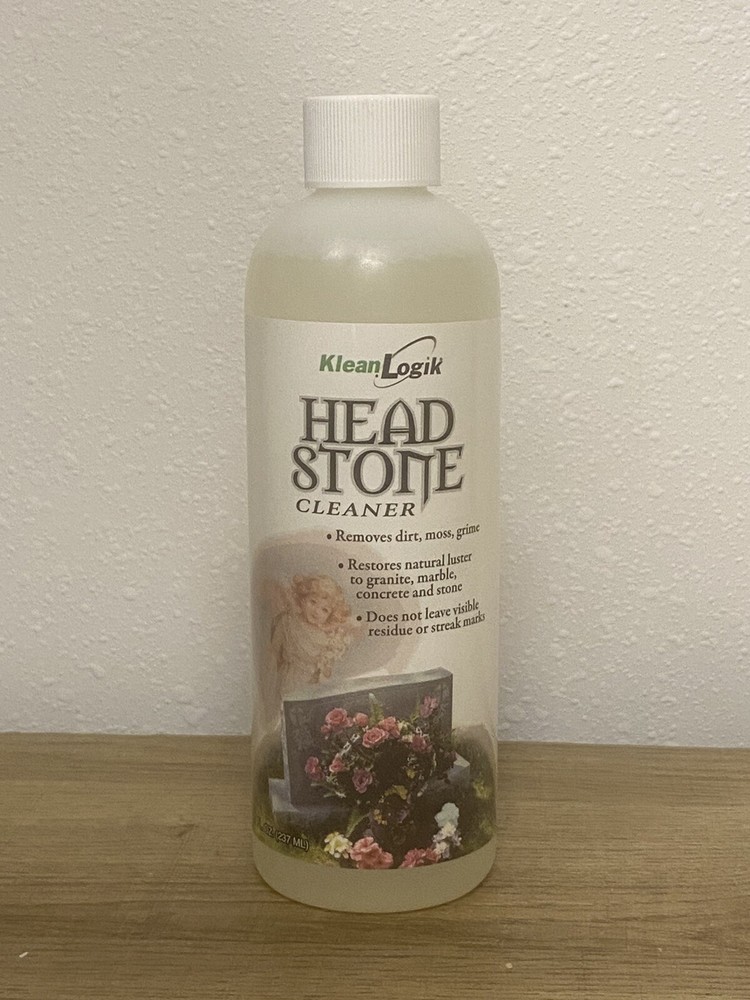 Klean Logik Headstone Cleaner for Graves Memorials Tombstones 8oz NEW Sealed