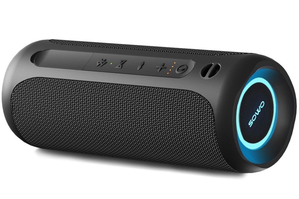 Wireless IPX7 Waterproof Bluetooth Speaker with 25W Loud Stereo Sound