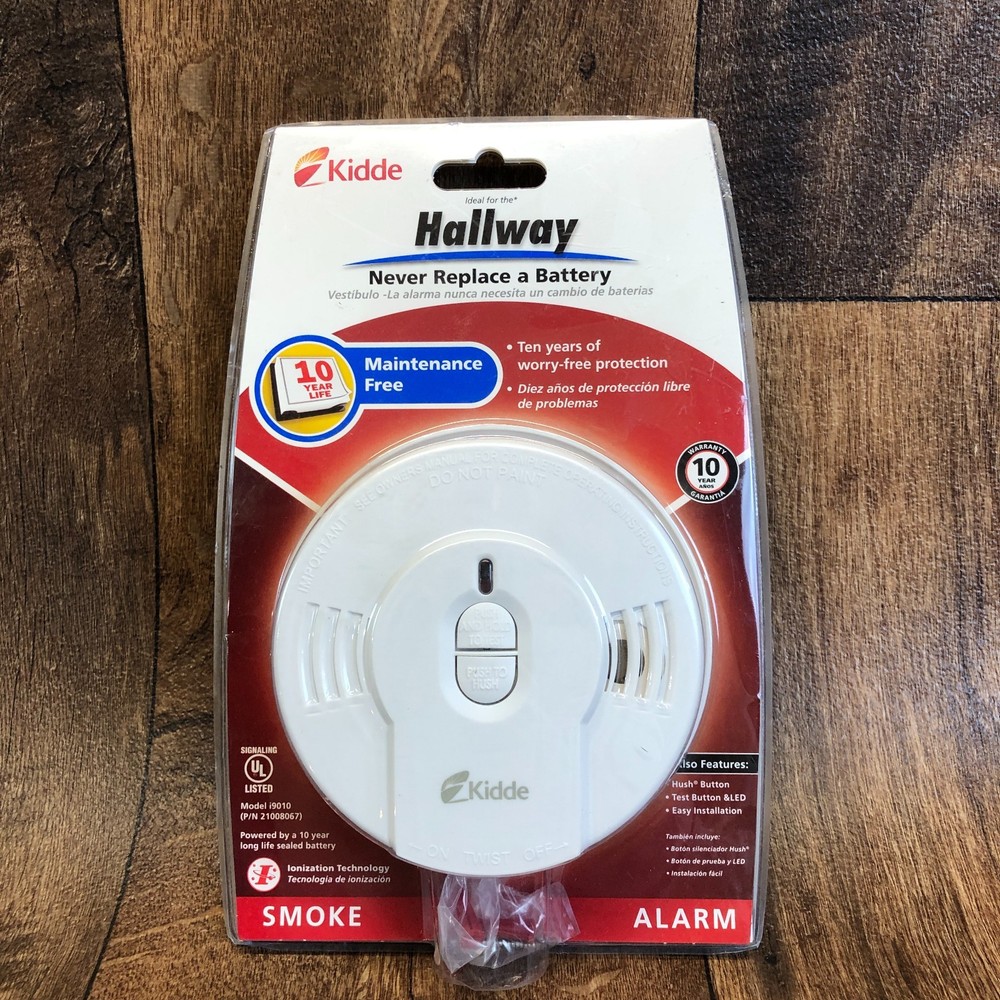 Kidde Smoke Alarm: Model 0910, 10 Year Battery Life (New Sealed)