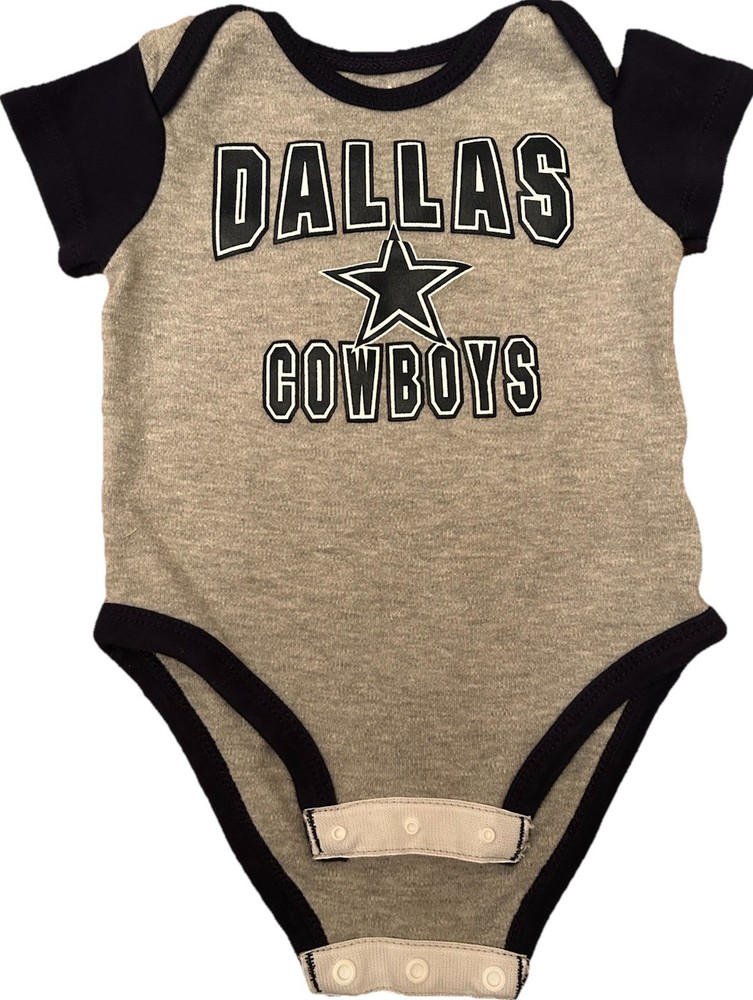 NFL Dallas cowboys Short Sleeve Bodysuit Infant Boys Baby One Piece 3-6 Months