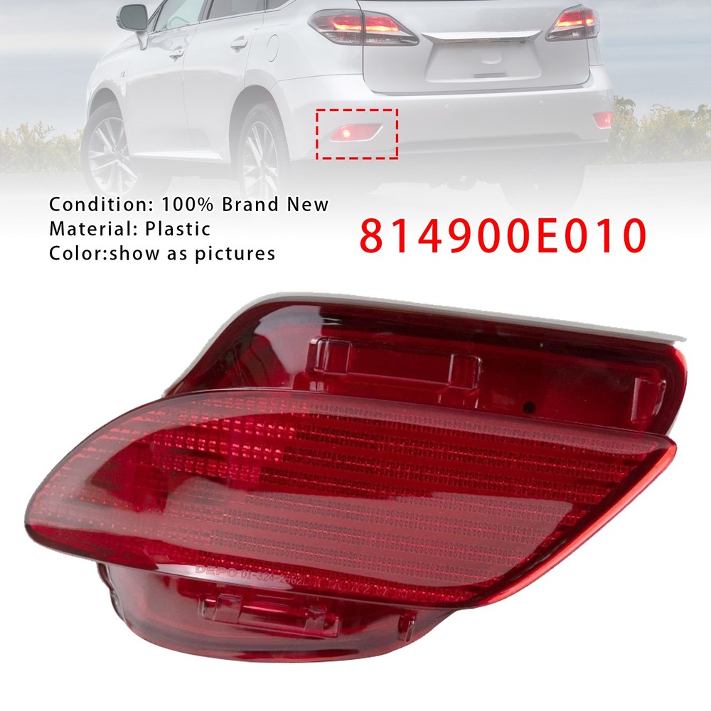 Left Rear Bumper Reflector 814900E010 For Lexus RX350 RX450h 2010-2015 USA