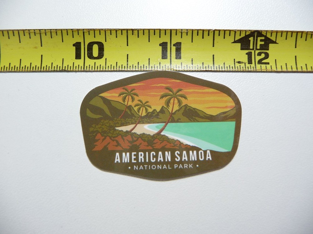 American Samoa National Park Sticker NPS Glossy Travel Decal  
