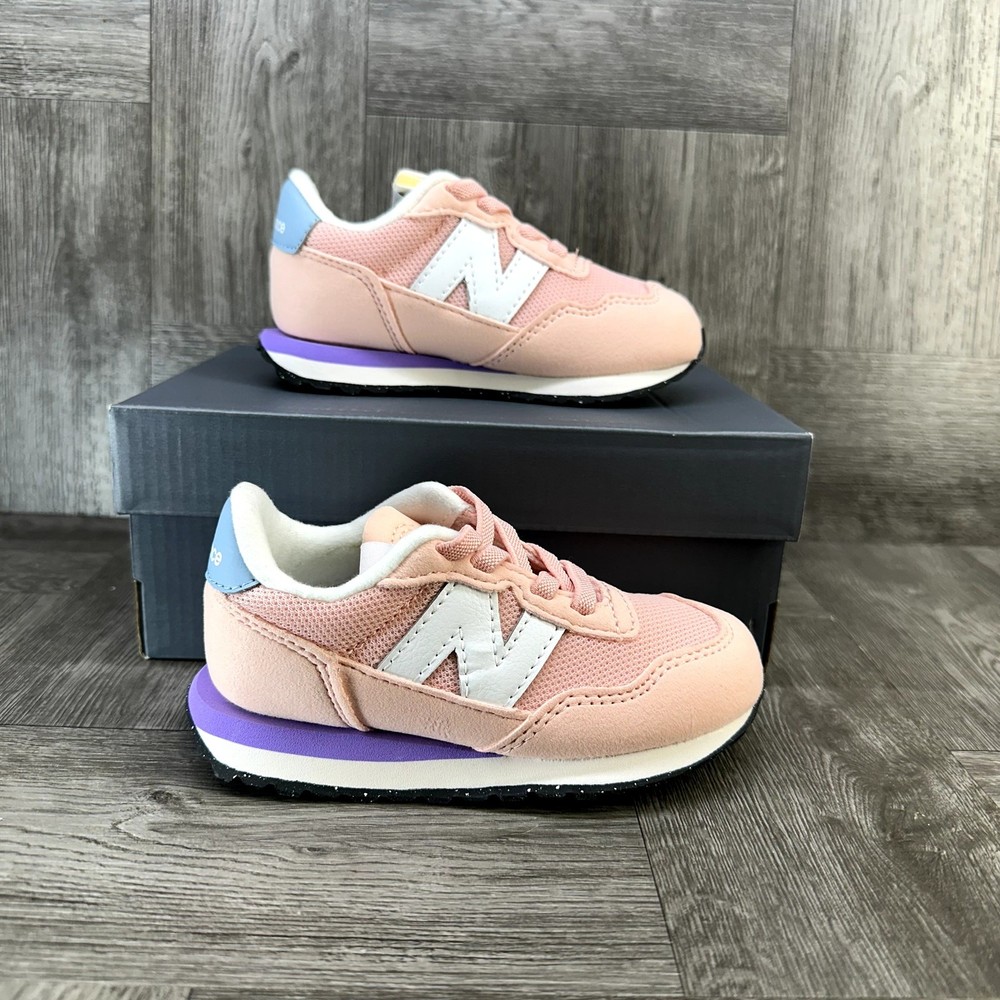New Balance 237 Bungee Toddler size 8 Light Pink Shoes IH237vPB
