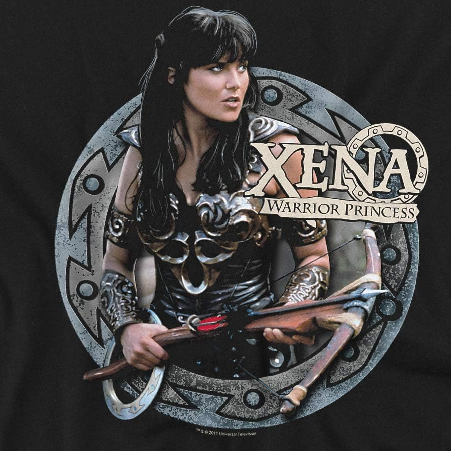 Xena Warrior Princess The Warrior Mens Short Sleeve T-shirt BLACK 1F886