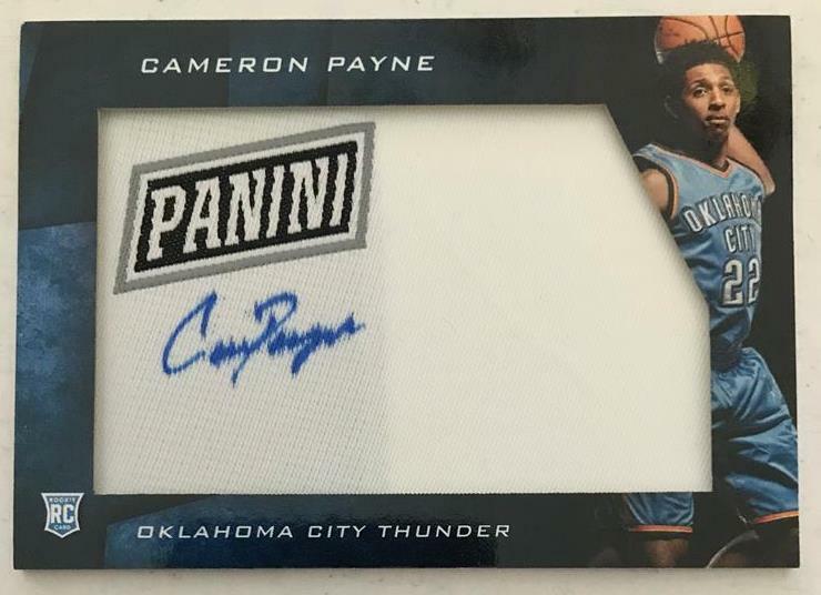 CAMERON PAYNE - 2015 Panini Cyber Monday - Autographed Material - Rookie Card-image
