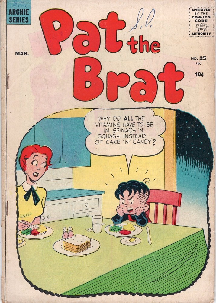 PAT THE BRAT  (ARCHIE COMICS) (1956 Series) #25 Comic Book