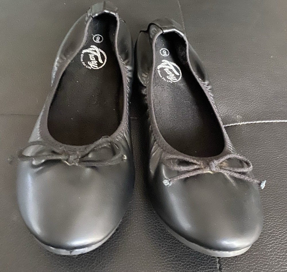 Black Ballet Flats Size 9