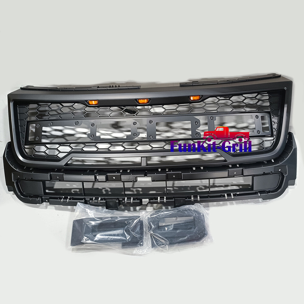 For Ford Explorer Grill 2016 2017 Raptor Style Front Mesh Grille w/Letter+LED