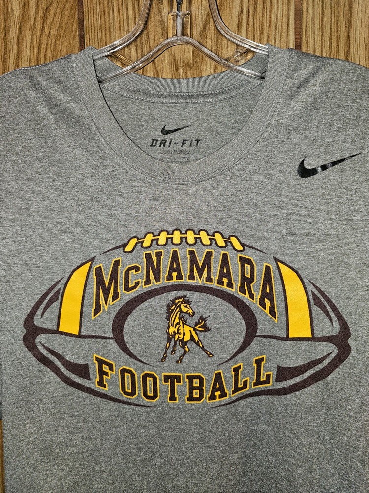 Nike Bishop McNamara High School Medium Mens Gray Graphic Logo Tshirt