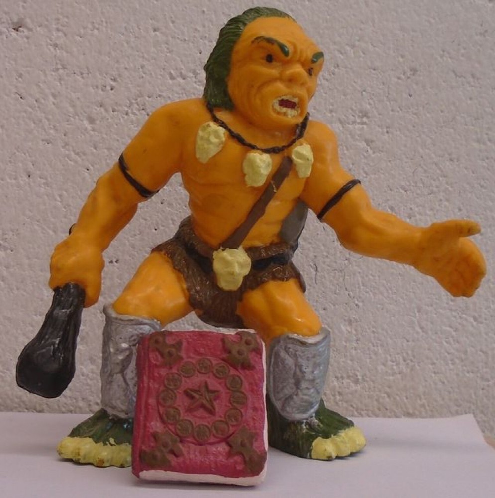 Advanced Dungeons & Dragons Odious Ogre Book Of Magic TSR LJN Loose Complete