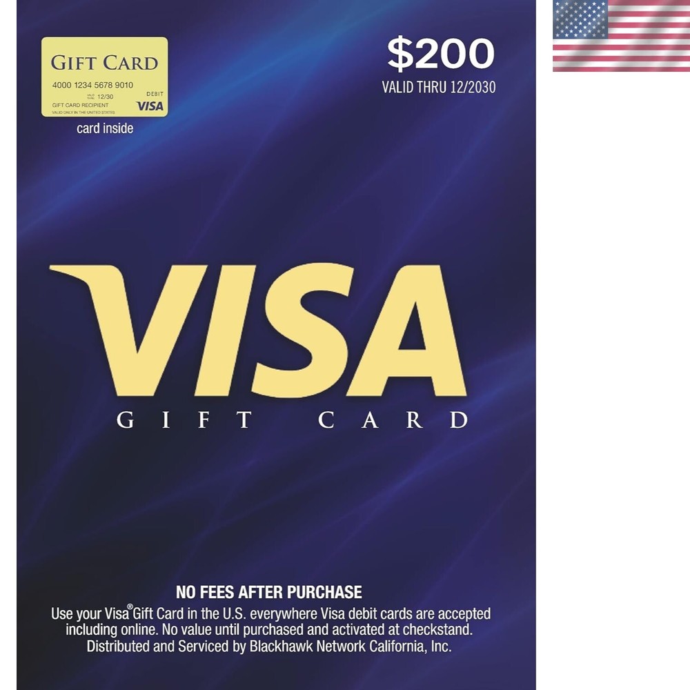 200 Gift Card plus $6.95 Purchase Fee-image