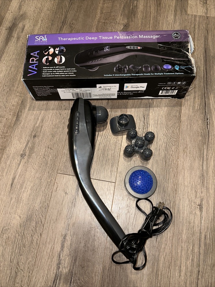 VARA Deluxe Handheld Deep Tissue Massager for Muscles, See Description