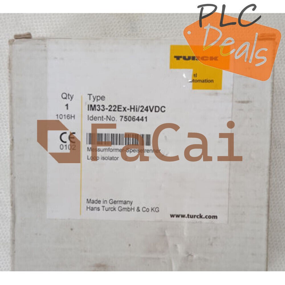 1PCS Turck safety relay IM33-22Ex-Hi/24VDC 7506441 New