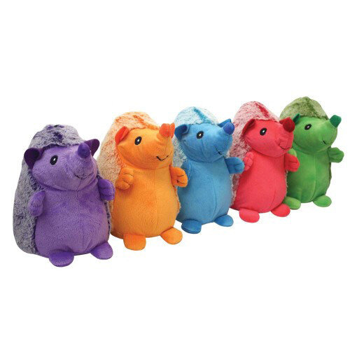 Multipet Hedgehog Plush Dog Toy Assorted; 1 Each/8 in