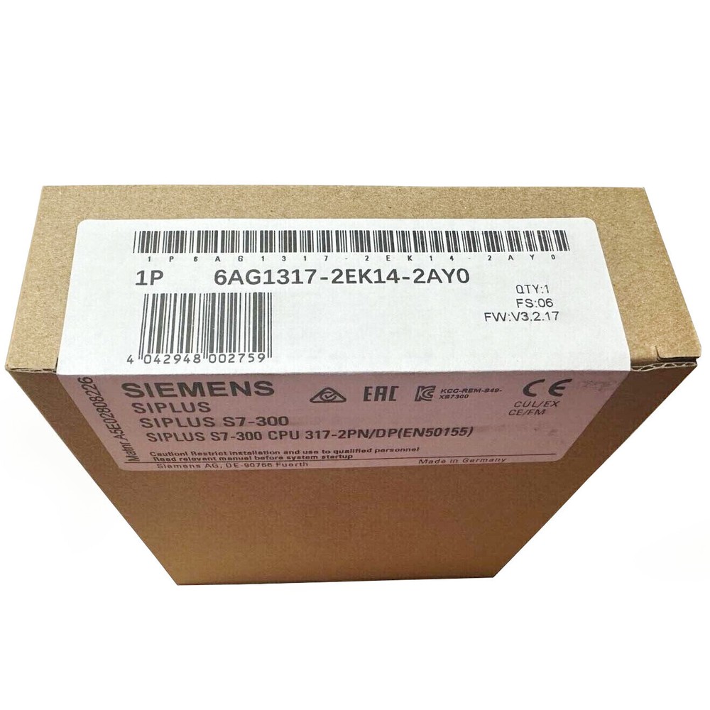 6AG1317-2EK14-2AY0 1PCS NEW SIEMENS PLC MODULE 6AG1317-2EK14-2AY0