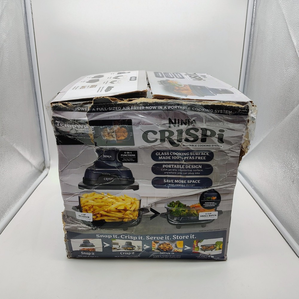 Ninja Crispi Cooking System Small/Big Batch Portable PowerPod 4-Qt/6-Cup FN101GY