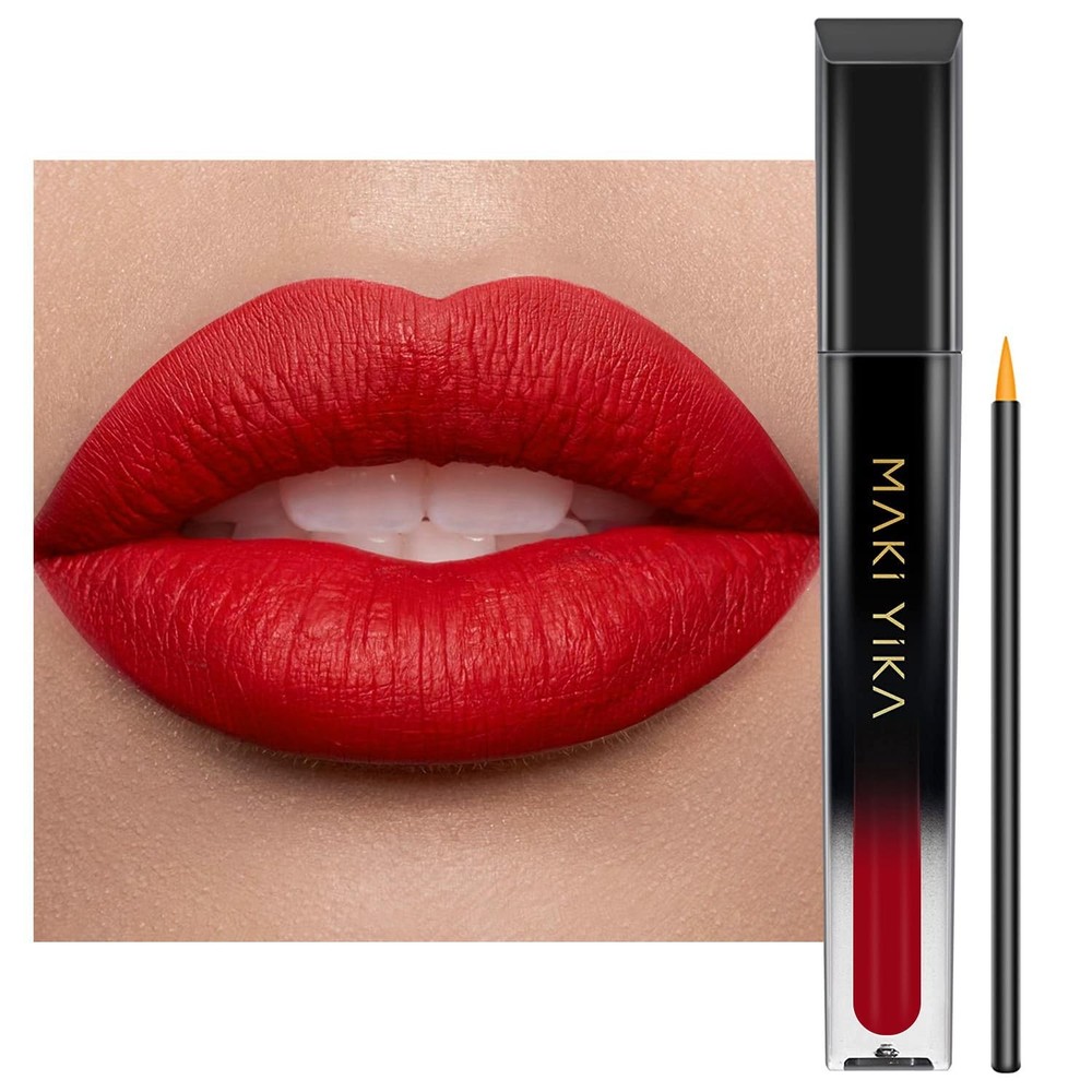 MAKI YIKA Red Lipstick for Women Color Stay 1 Fl Oz (Pack of 1), Ruby
