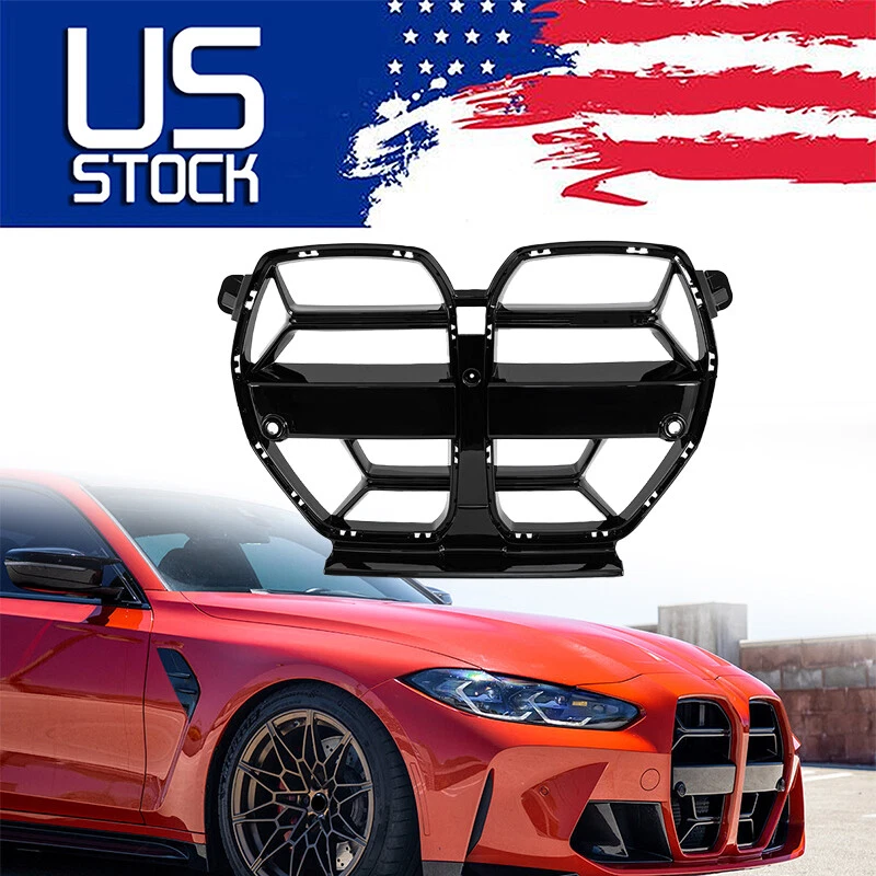 US Gloss Black CSL Style Front Grille Bumper For BMW M3 G80 M4 G82 G83 2021-2024
