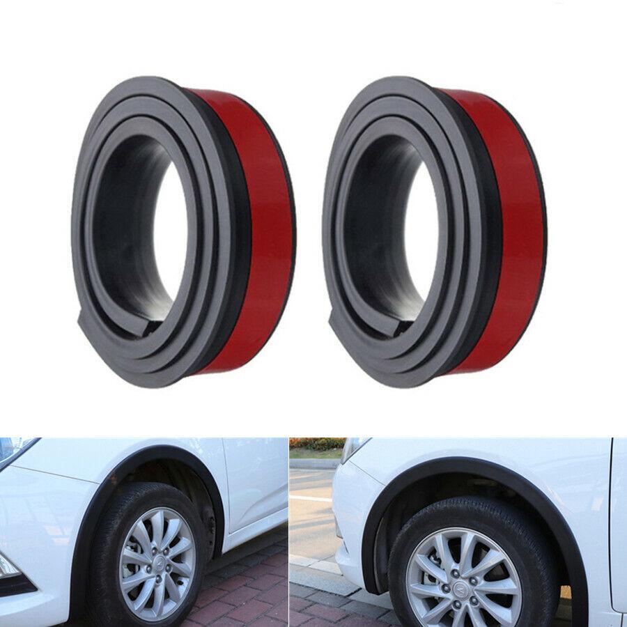 60mm 1.5M Car Wheel Eyebrow Arches Lips Fender Flares Protector Trim Moulding
