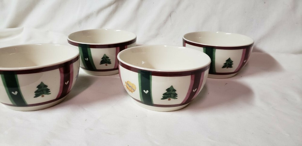 Pfaltzgraff Snow Bear Christmas Bowls Set of 4 - On Sale-image