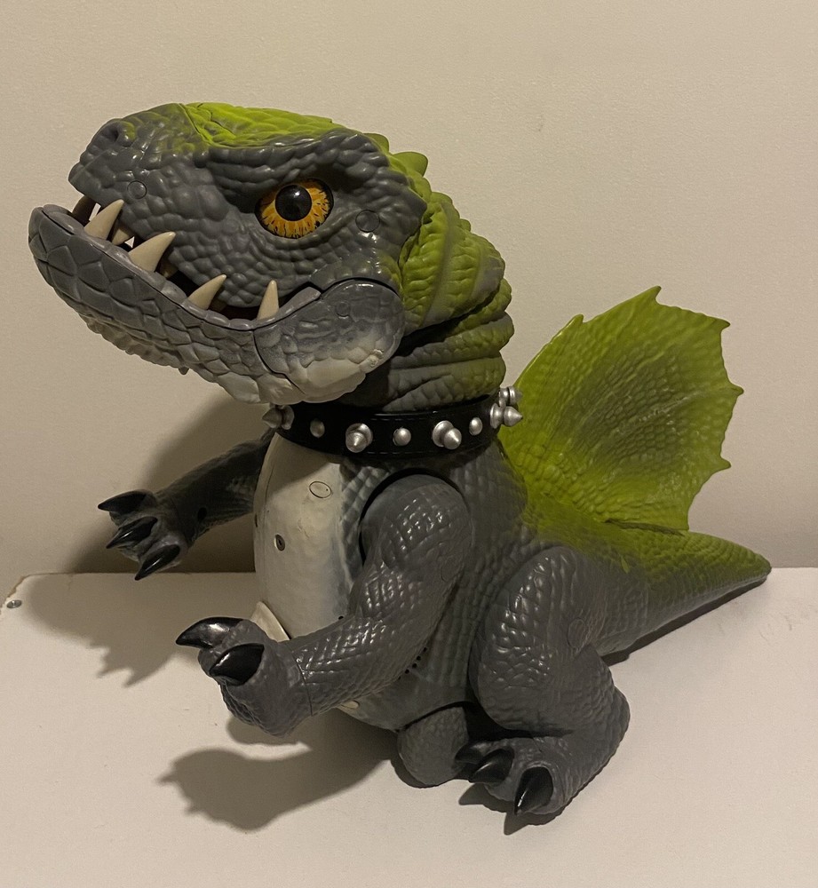 Mattel RARE Prehistoric Pet Cruncher 2009 Interactive Dinosaur Toy WORKS