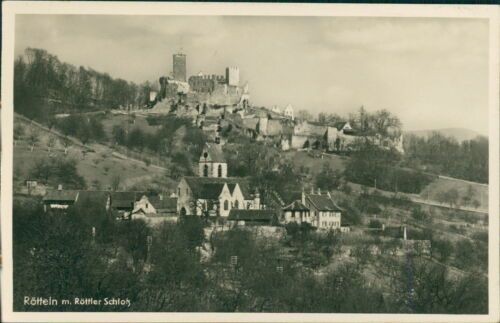Postcard Rötteln with Röttler Castle (No. 9439)