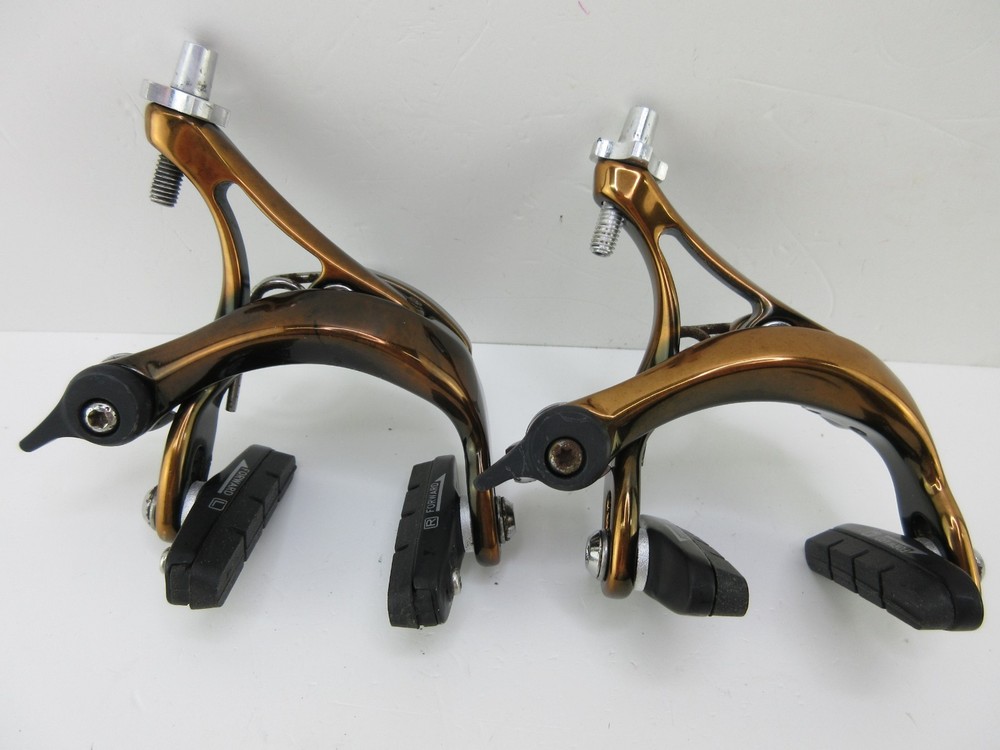 Tektro R520 Dual Pivot Short Reach Caliper Brake Set Road Bike Bronze