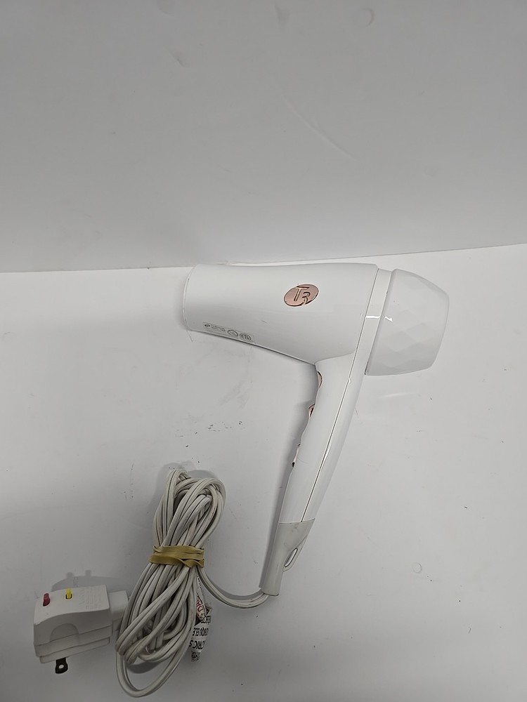 T3 73849 Hair Dryer Featherweight 3i Professional Ionic White w/Rose Gold