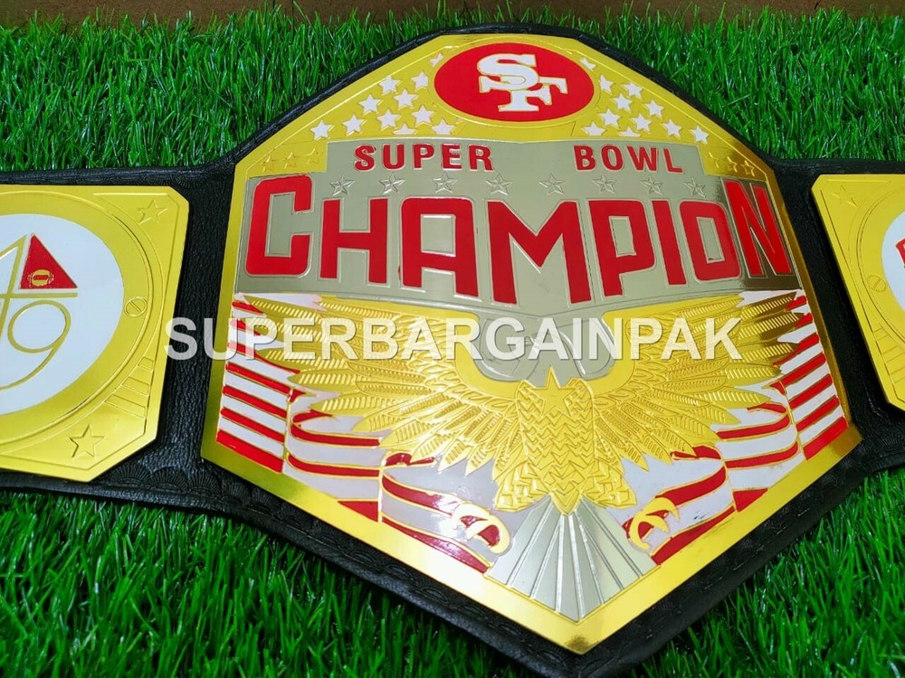 SF 49ers Championship Wrestling Brass 2mm Belt