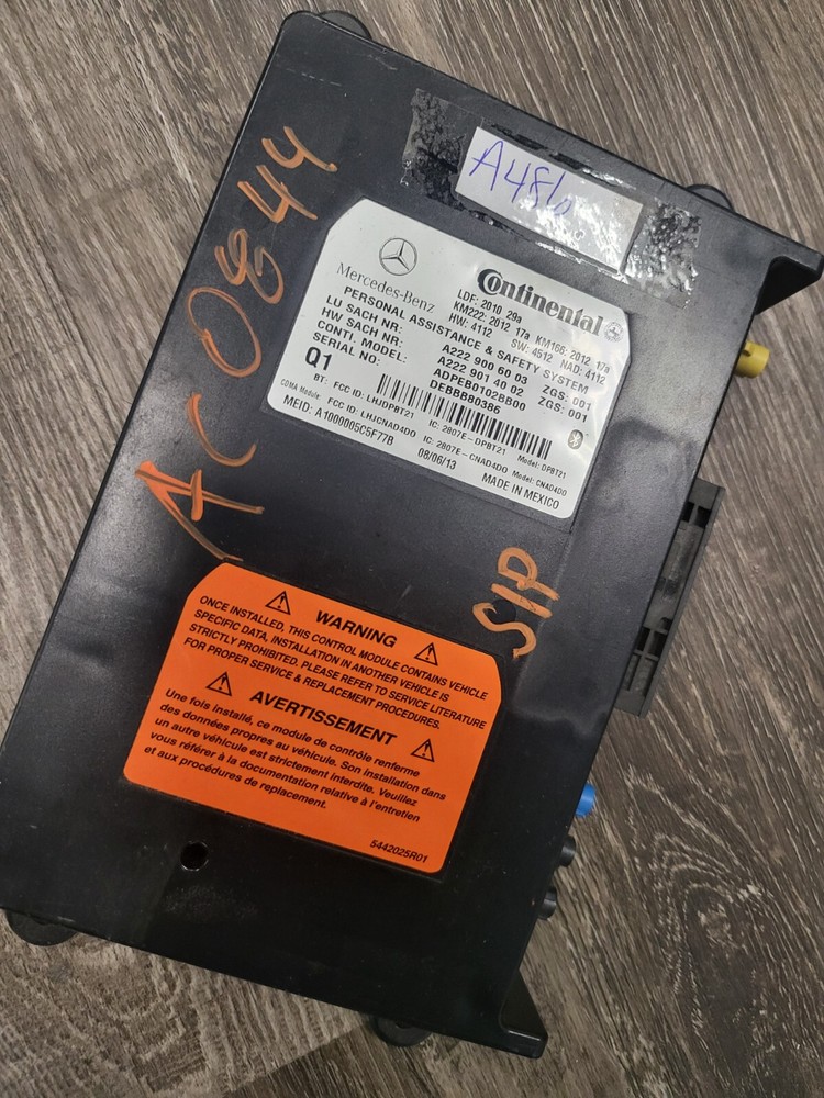 2013-2016 Mercedes-Benz E350 E550 Communication Control Module A2229006003 OEM