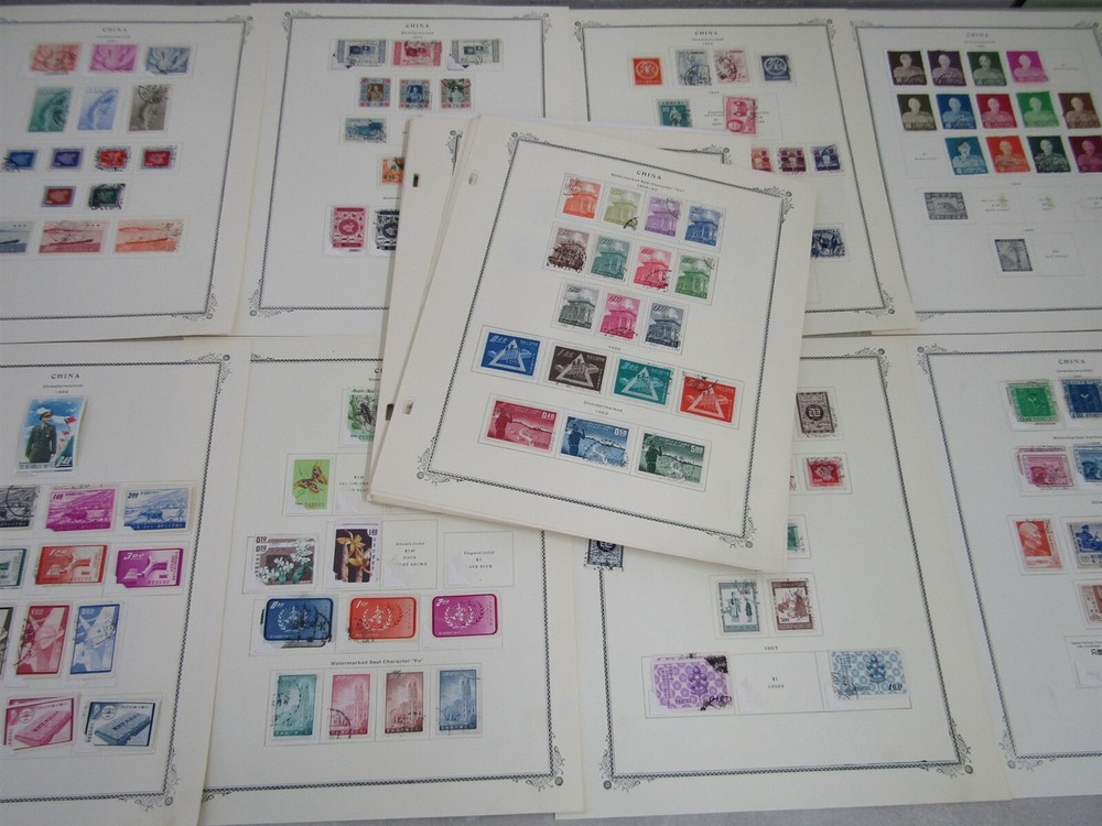 Nystamps China large old stamp collection high cost n23ny