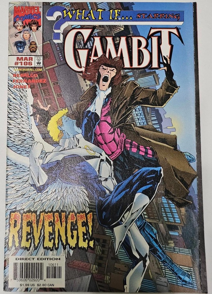 What If 106 Starring Gambit Vintage 1998 Marvel Comic Book