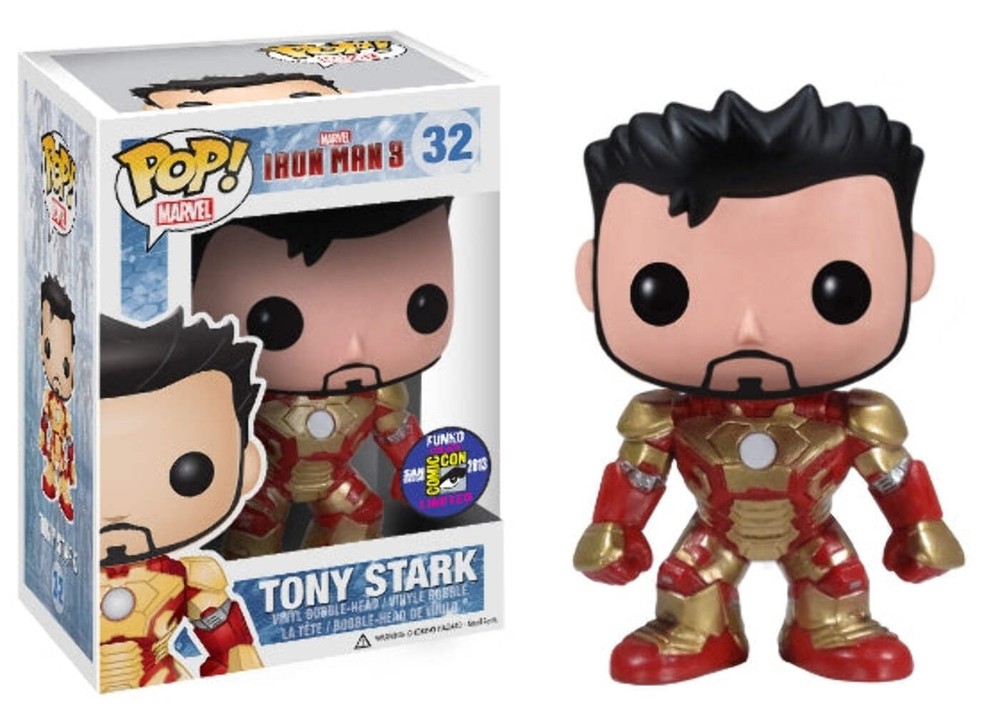 Funko POP! Marvel: Iron Man 3 - Tony Stark (2013 SDCC) #32