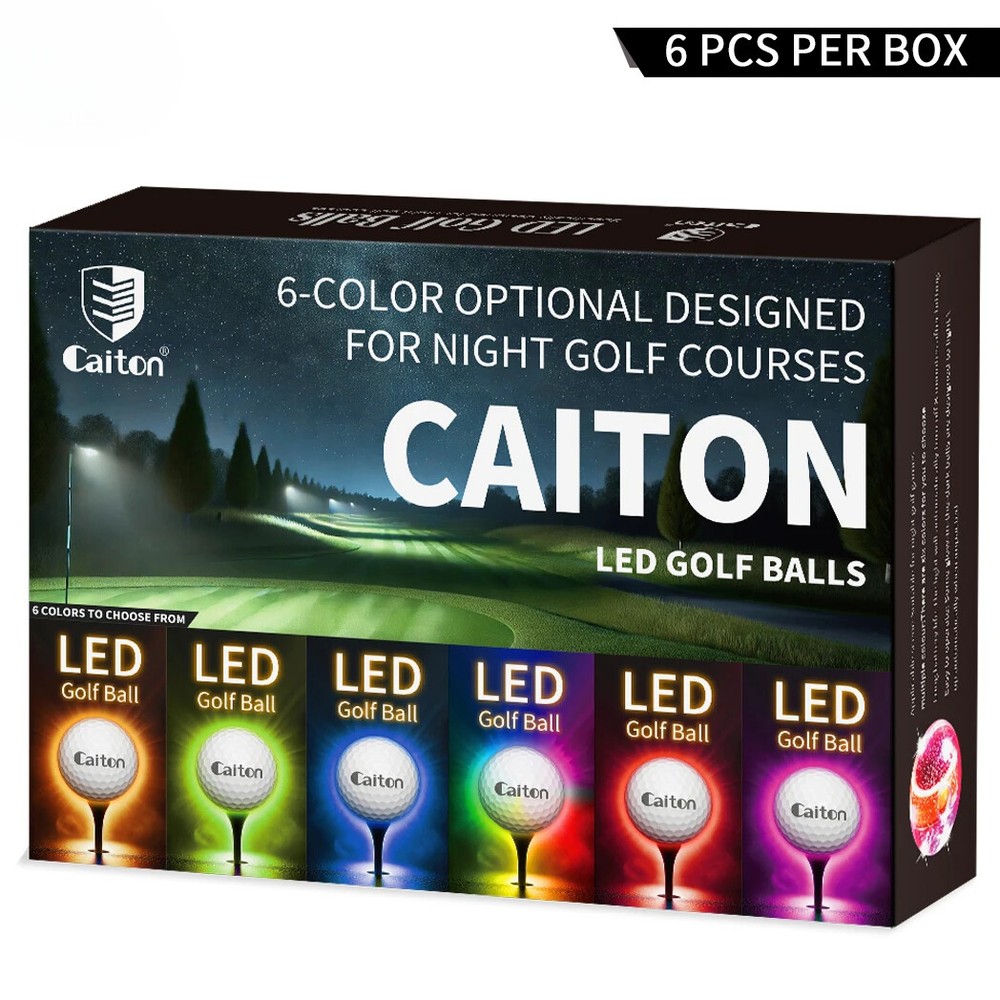 Golf Balls High-Visibility, Impact-Activated Balls Nighttime Play, Perfect Gift