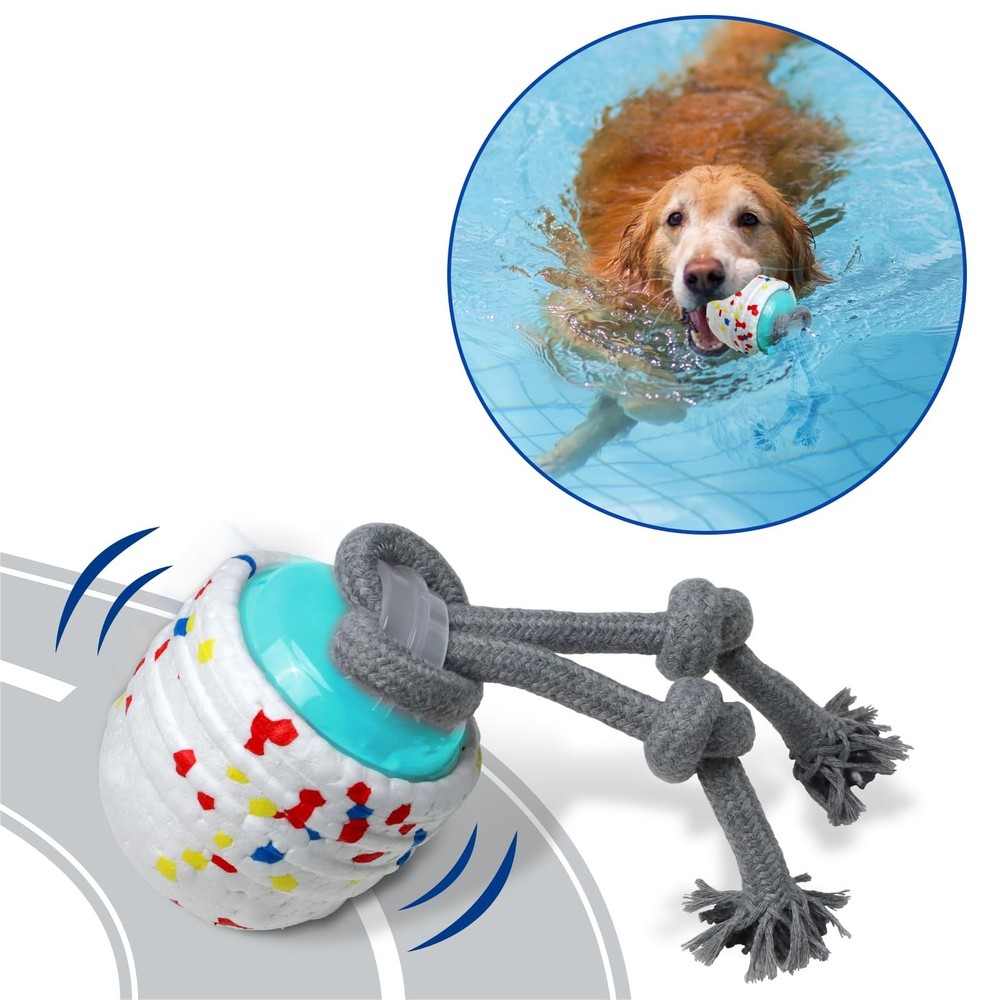 Interactive Dog Toys Automatic, Indoor Moving Dog Toy, Outdoor Floating Dog W...