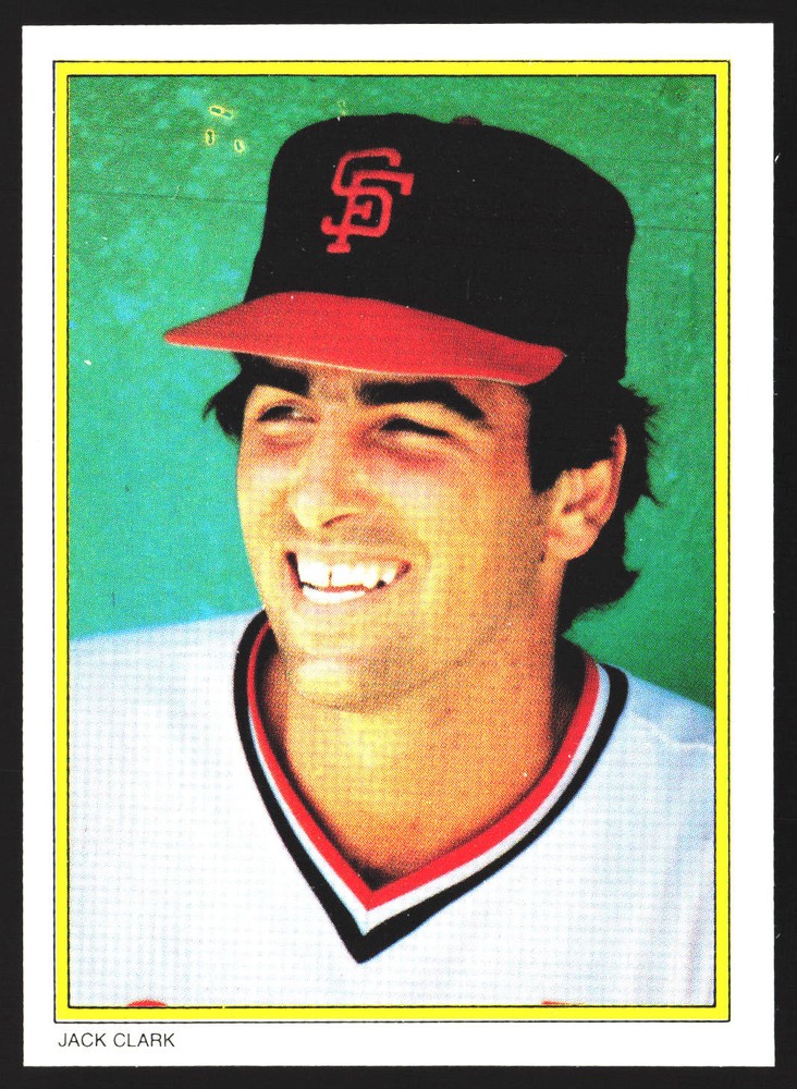 1983 Topps Jack Clark #32 All-Star Edition San Francisco Giants Baseball Card
