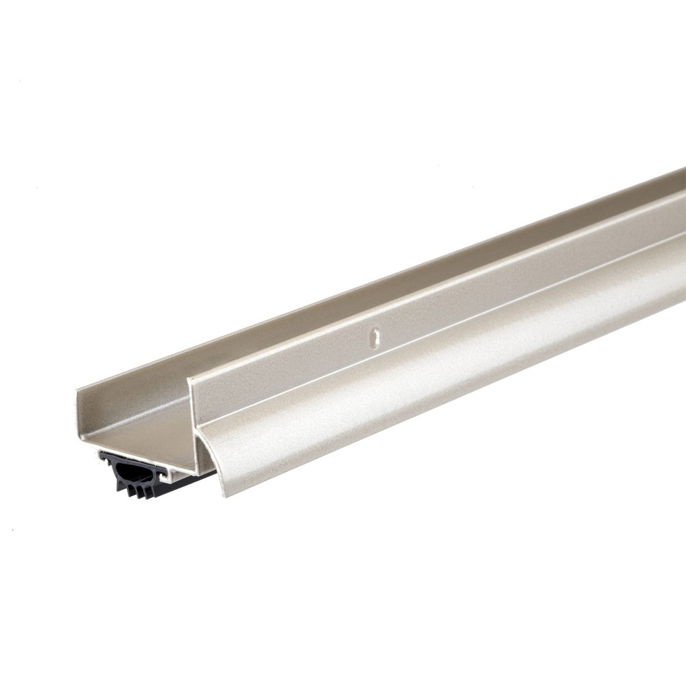 36-Inch Satin Nickel U-Shape Screw-On Under Door Seal