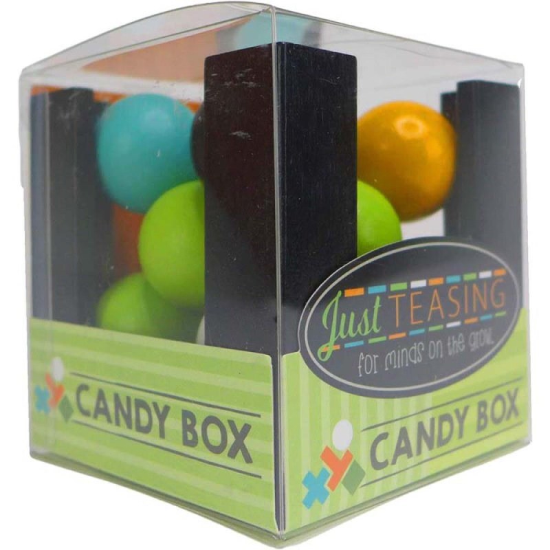 Just Teasing - Candy Box Brain Teasers Wooden Puzzles BrainTeaser Gift