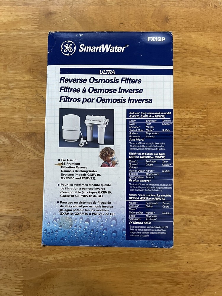 GE FX12P  Reverse Osmosis Replacement Filter Set GXRM110RBL - 2 PACK