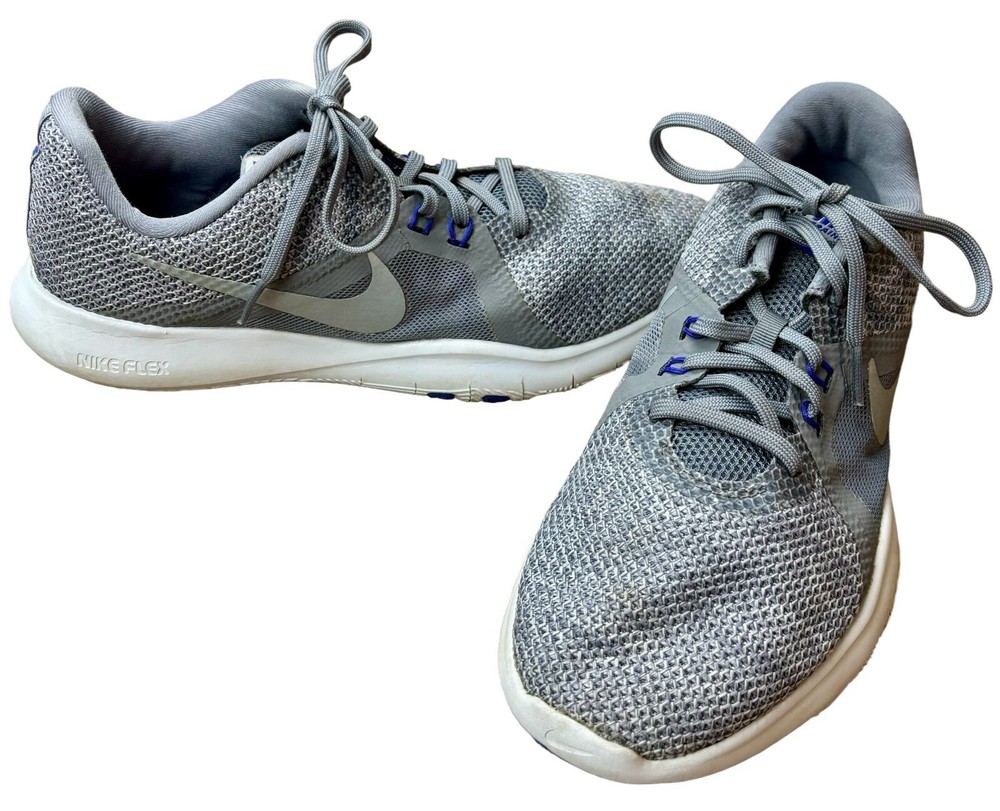 Nike Women’s 9.5 Flex Trainer  Gunsmoke Gray Athletic Running Shoes