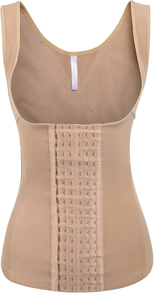 Women'S Waist Trainer Cincher Underbust Corset Vest Steel Boned Hourglass Body S