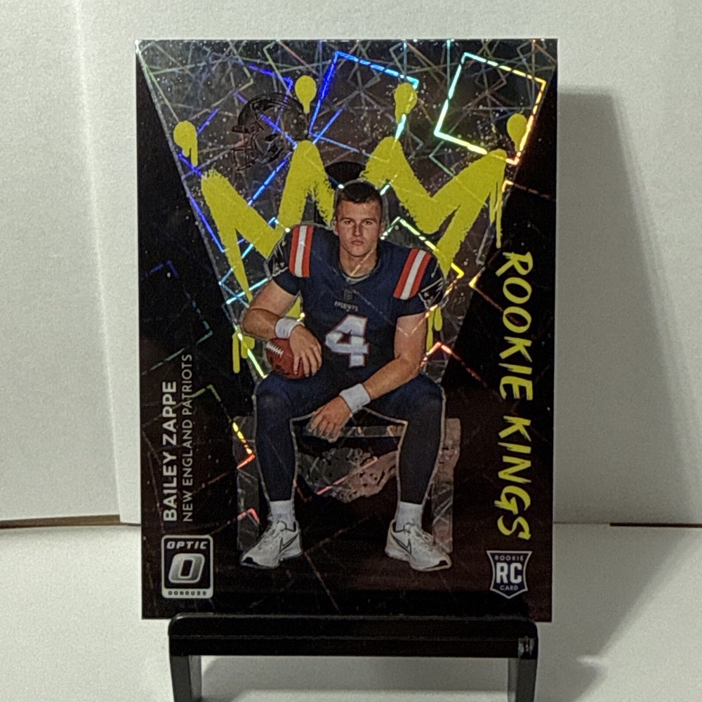 2023 Donruss Optic Bailey Zappe Rookie Kings RC #RK-19 Patriots NFL Card
