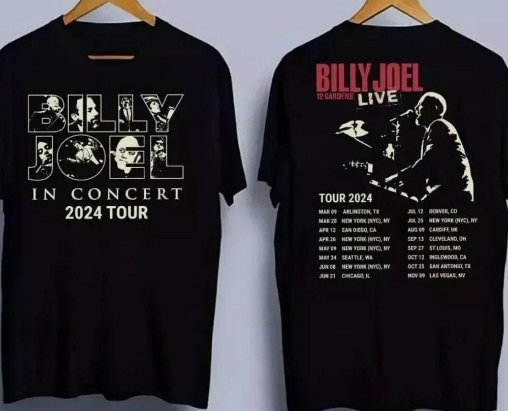 Billy Joel 2024 Tour Concert Tee