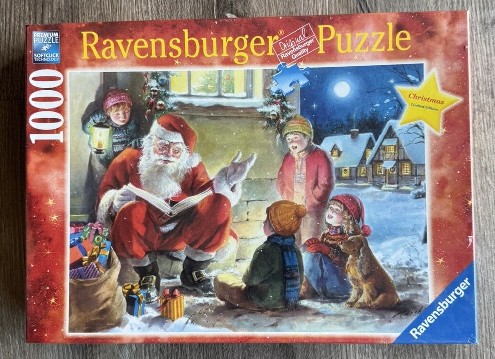 Ravensburger Santa's Storytime Limited Edition 1000 Pc Jigsaw Puzzle New