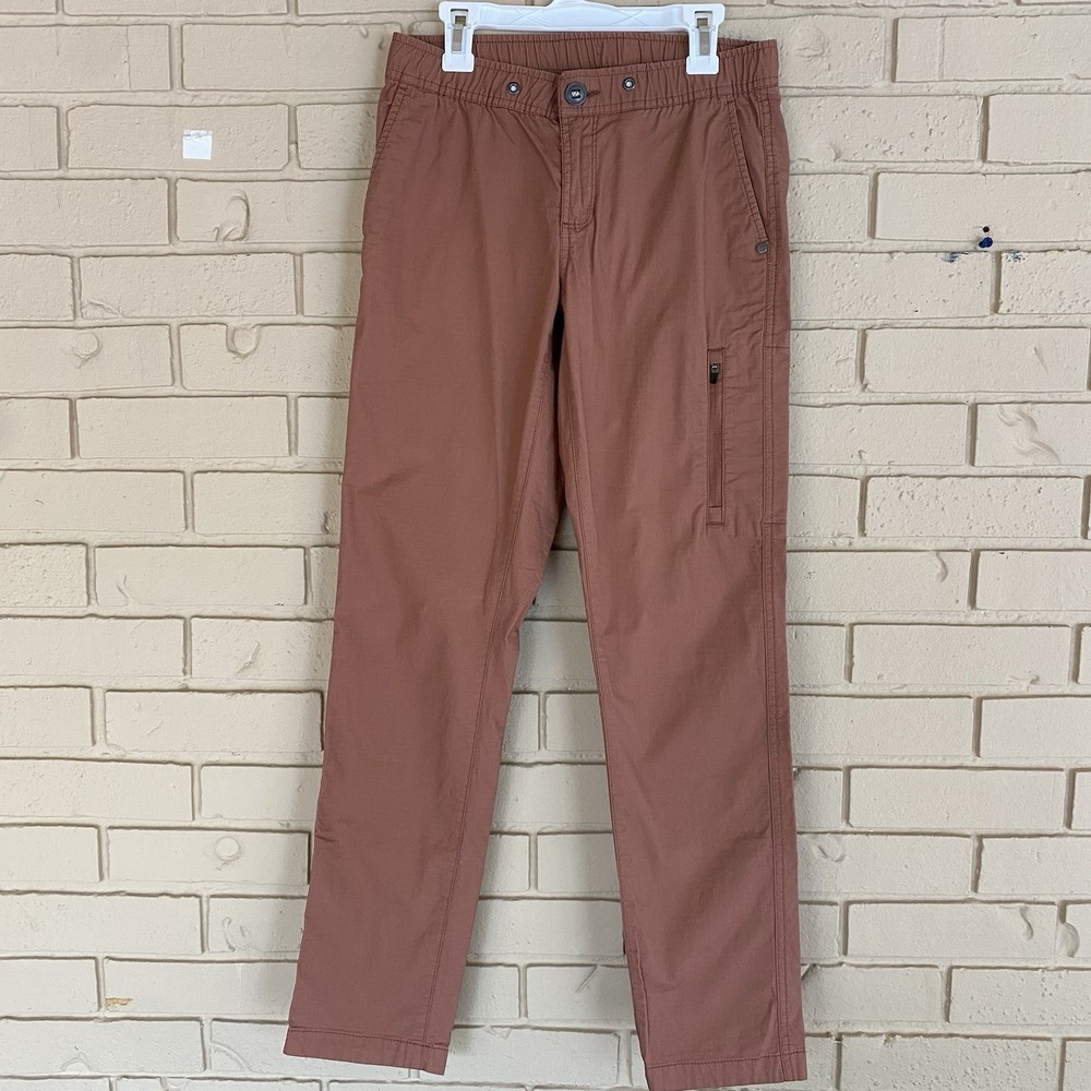 Vuori The Rise The Shine Ripstop Pants Womens XS Rust Athletic Comfort Athleisure